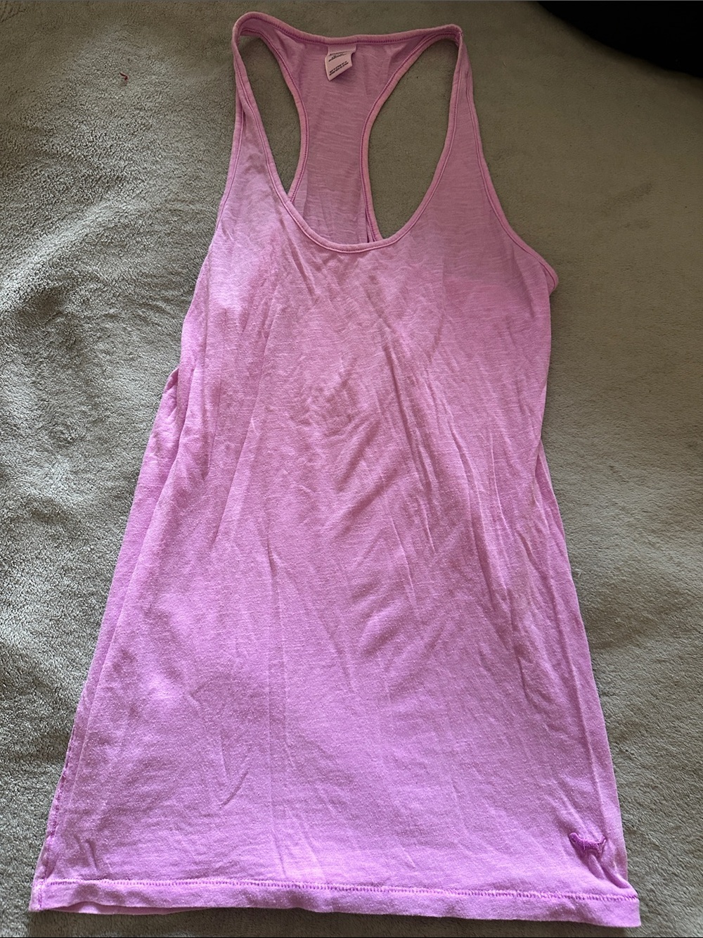 PINK Victoria's Secret Light Pink Racerback Tank